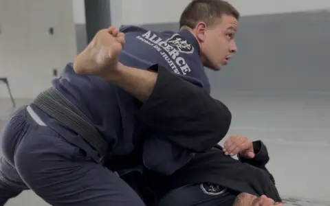 Leque quando o adversário defende o Leg Drag