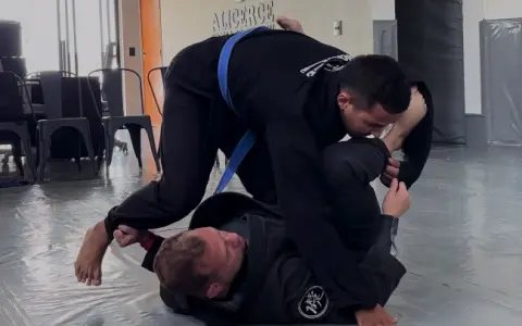Contra-ataques quando seu adversário tenta passar a Guarda Aranha pisando na perna e indo para o joelho na barriga